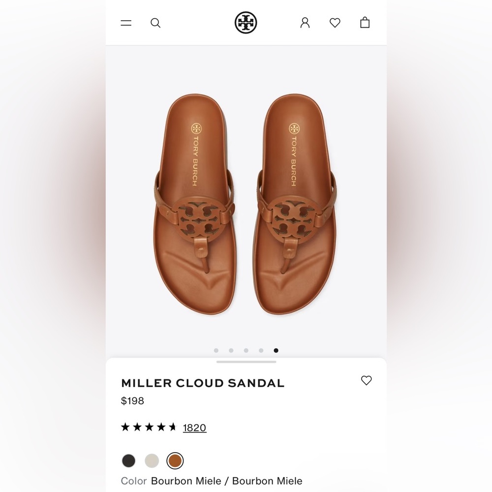 Tory Burch Miller Cloud Sandals